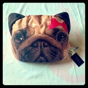 Pug pillow new with tag‼️